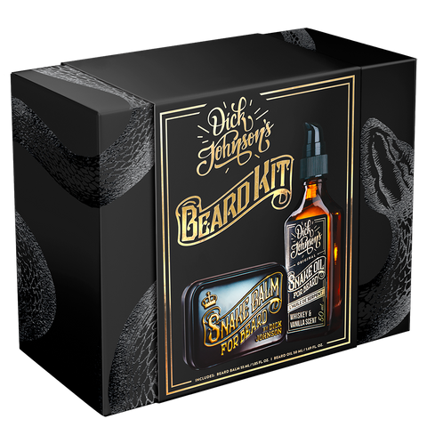 Beard Kit : Huile + Baume à Barbe Snake Whiskey & Vanilla | Dick Johnson 's