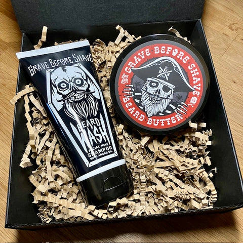 Coffret : Shampoing Barbe + Beurre à Barbe au choix | Grave Before Shave
