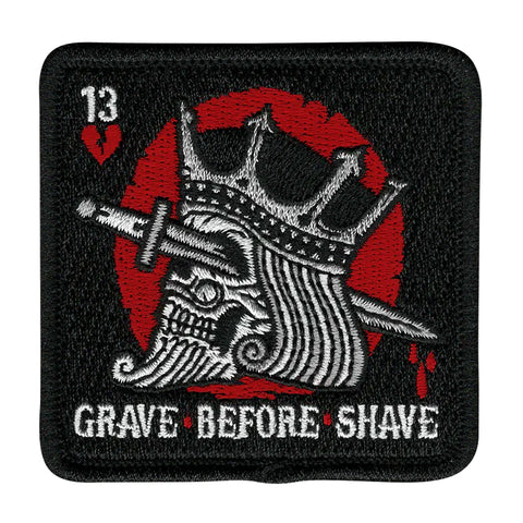 Patch : Never Fold | GRAVE BEFORE SHAVE