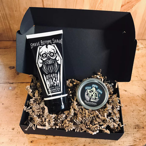 Coffret : Shampoing Barbe + Baume à Barbe au choix | Grave Before Shave