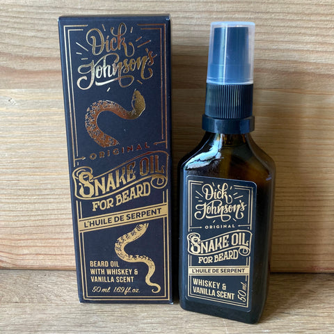 Huile à Barbe : Snake Oil (Whiskey & Vanilla) | Dick Johnson 's