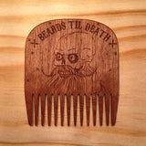 Peigne à Barbe : N°5 Skull Edition Beard Combs | BIG RED